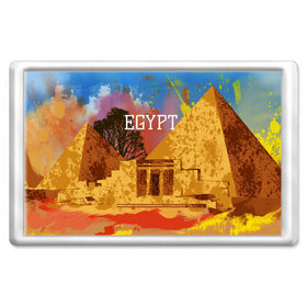 Магнит 45*70 с принтом Египет(Пирамида Хеопса) в Тюмени, Пластик | Размер: 78*52 мм; Размер печати: 70*45 | egypt | египет | пирамида хеопса | пирамиды | туристические