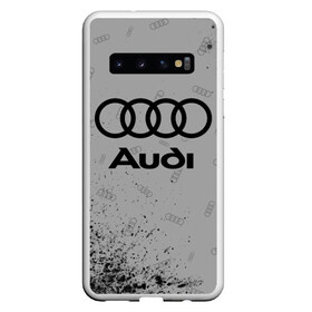 Чехол для Samsung Galaxy S10 с принтом AUDI АУДИ в Тюмени, Силикон | Область печати: задняя сторона чехла, без боковых панелей | audi | auto | felb | logo | moto | quattro | sport | symbol | авто | автомобильные | ауди | кватро | кольца | лого | логотип | логотипы | марка | мото | символ | спорт | фгвш | шильдик