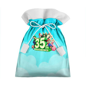Подарочный 3D мешок с принтом Mario в Тюмени, 100% полиэстер | Размер: 29*39 см | Тематика изображения на принте: 35 | mario | mario 3d all stars | mario 3d world | mario bros | super mario | марио