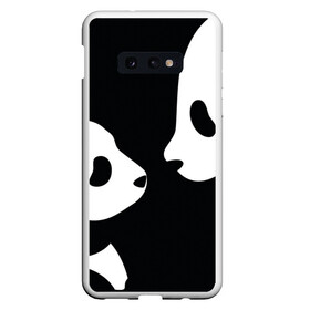 Чехол для Samsung S10E с принтом Panda в Тюмени, Силикон | Область печати: задняя сторона чехла, без боковых панелей | bearcat | coon bear | panda | бамбуковый медвед | большая панда | гигантская панда