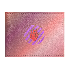 Обложка для студенческого билета с принтом Сердечко на розовом фоне в Тюмени, натуральная кожа | Размер: 11*8 см; Печать на всей внешней стороне | Тематика изображения на принте: круг | любовь | неон | полосатый | розовый | сердце | сияние | фиолетовый