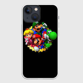 Чехол для iPhone 13 mini с принтом Марио в Тюмени,  |  | 35 | mario | mario 3d all stars | mario 3d world | mario bros | super mario | марио