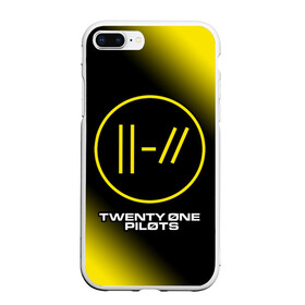 Чехол для iPhone 7Plus/8 Plus матовый с принтом TWENTY ONE PILOTS 21 PILOTS в Тюмени, Силикон | Область печати: задняя сторона чехла, без боковых панелей | logo | music | one | pilots | rock | symbol | top | twenty | twentyonepilots | ван | группа | лого | логотип | логотипы | музыка | пилотс | рок | символ | символы | твенти | топ