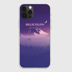 Чехол для iPhone 12 Pro Max с принтом Billie Eilish в Тюмени, Силикон |  | Тематика изображения на принте: billie eilish | горы | лес | минимализм | надпись | ночь | рисунок