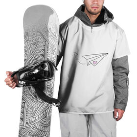 Накидка на куртку 3D с принтом самолетик в Тюмени, 100% полиэстер |  | Тематика изображения на принте: белый самолетик | бумажный самолетик | минимализм | розовое сердечко | самолет | самолетик | сердечко | тумблер | чб
