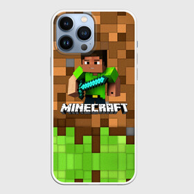 Чехол для iPhone 13 Pro Max с принтом Minecraft logo heroes в Тюмени,  |  | Тематика изображения на принте: blox | creeper | dungeons | game | geometry | pixel | steve | алекс | герои | детям | зелень | игра | квадраты | крипер | куб | логотипы игр | майнкрафт | мальчикам | меч | мобы | персонажи | пиксель | пиксельный | подземелья