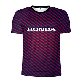 Мужская футболка 3D спортивная с принтом HONDA / ХОНДА в Тюмени, 100% полиэстер с улучшенными характеристиками | приталенный силуэт, круглая горловина, широкие плечи, сужается к линии бедра | accord | auto | civic | crv | honda | jylf | logo | moto | motors | racing | sport | авто | автомобиль | аккорд | гонки | гоночный | лого | логотип | логотипы | марка | мото | моторс | мотоцикл | рщтвф | серия | символ | символы | спорт