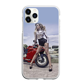 Чехол для iPhone 11 Pro Max матовый с принтом Biker Olga в Тюмени, Силикон |  | celebrity | clouds | fashion | girl | model | motorcycle | nature | pose | sky | star | девушка | звезда | знаменитость | мода | модель | мотоцикл | небо | облака | природа