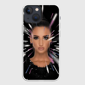 Чехол для iPhone 13 mini с принтом Ольга Бузова в Тюмени,  |  | beauty | celebrity | eyebrows | eyelashes | eyes | face | fashion | girl | hairstyle | lips | model | star | view | брови | взгляд | глаза | губы | девушка | звезда | знаменитость | красавица | лицо | мода | модель | прическа | ресницы