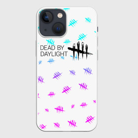 Чехол для iPhone 13 mini с принтом DEAD BY DAYLIGHT в Тюмени,  |  | daylight | dead | dead by daylight | game | games | horror | logo | skull | skulls | zombie | бай | выживание | деад | дед | дейлайт | дэае | дэд | дэйлайт | зомби | игра | игры | лого | логотип | символ | хоррор | череп | черепа