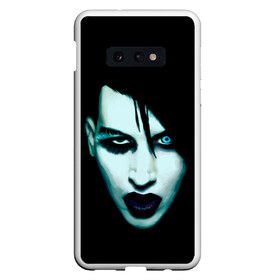 Чехол для Samsung S10E с принтом Marilyn Manson в Тюмени, Силикон | Область печати: задняя сторона чехла, без боковых панелей | goth | gothic | manson | marilyn | metal | mm | music | rock | гот | готы | метал | мэнсон | мэрилин | рок