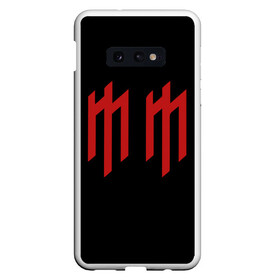 Чехол для Samsung S10E с принтом Marilyn Manson в Тюмени, Силикон | Область печати: задняя сторона чехла, без боковых панелей | goth | gothic | manson | marilyn | metal | mm | music | rock | гот | готы | метал | мэнсон | мэрилин | рок