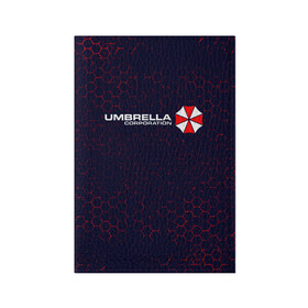 Обложка для паспорта матовая кожа с принтом UMBRELLA CORP / АМБРЕЛЛА в Тюмени, натуральная матовая кожа | размер 19,3 х 13,7 см; прозрачные пластиковые крепления | Тематика изображения на принте: corp | corporation | evil | game | games | logo | resident | umbrella | амбрелла | зла | зонт | зонтик | игра | игры | корп | корпорация | лого | логотип | обитель | резидент | символ | эвил