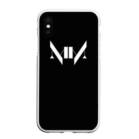 Чехол для iPhone XS Max матовый с принтом Marilyn Manson в Тюмени, Силикон | Область печати: задняя сторона чехла, без боковых панелей | manson | marilyn | marilyn manson | мэнсон | мэрилин | мэрилин мэнсон