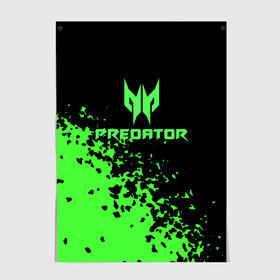 Постер с принтом ХИЩНИК | PREDATOR в Тюмени, 100% бумага
 | бумага, плотность 150 мг. Матовая, но за счет высокого коэффициента гладкости имеет небольшой блеск и дает на свету блики, но в отличии от глянцевой бумаги не покрыта лаком | action | alien | aliens | arnold schwarzenegger | predator | predator 2 | predator hunting grounds | predator hunting grounds gameplay | predator laugh | predator movie | predator vs | predators | the predator