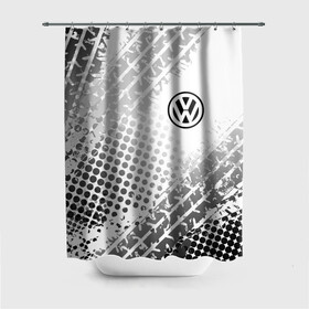 Штора 3D для ванной с принтом Volkswagen в Тюмени, 100% полиэстер | плотность материала — 100 г/м2. Стандартный размер — 146 см х 180 см. По верхнему краю — пластиковые люверсы для креплений. В комплекте 10 пластиковых колец | volkswagen | vw | vw значок | vw лого | vw марка | vw эмблема | wv | значок vw | значок фольксваген | лого автомобиля | лого вольцваген | логотип vw | фольксваген | фольцваген