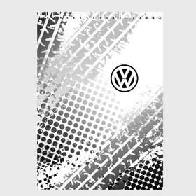 Скетчбук с принтом Volkswagen в Тюмени, 100% бумага
 | 48 листов, плотность листов — 100 г/м2, плотность картонной обложки — 250 г/м2. Листы скреплены сверху удобной пружинной спиралью | volkswagen | vw | vw значок | vw лого | vw марка | vw эмблема | wv | значок vw | значок фольксваген | лого автомобиля | лого вольцваген | логотип vw | фольксваген | фольцваген