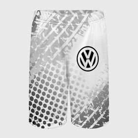 Детские спортивные шорты 3D с принтом Volkswagen в Тюмени,  100% полиэстер
 | пояс оформлен широкой мягкой резинкой, ткань тянется
 | volkswagen | vw | vw значок | vw лого | vw марка | vw эмблема | wv | значок vw | значок фольксваген | лого автомобиля | лого вольцваген | логотип vw | фольксваген | фольцваген