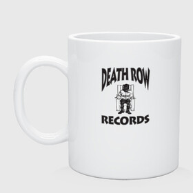 Кружка керамическая с принтом Death Row Records в Тюмени, керамика | объем — 330 мл, диаметр — 80 мм. Принт наносится на бока кружки, можно сделать два разных изображения | death row | dr dre | hip hop | rap | snoop dogg