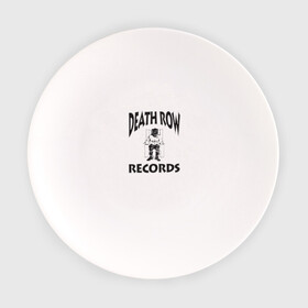 Тарелка с принтом Death Row Records в Тюмени, фарфор | диаметр - 210 мм
диаметр для нанесения принта - 120 мм | death row | dr dre | hip hop | rap | snoop dogg