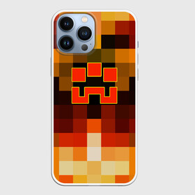 Чехол для iPhone 13 Pro Max с принтом Minecraft Dungeons в Тюмени,  |  | blox | creeper | dungeons | geometry | logo games | orange | pixel | red | steve | алекс | геометрия | детям | крипер | куб | логотипы игр | майнкрафт | мальчикам | мобы | огненный | огонь | пигги | пиксель | пиксельный | подземелья