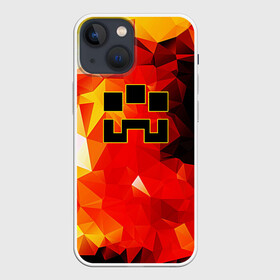 Чехол для iPhone 13 mini с принтом Minecraft Dungeons в Тюмени,  |  | blox | creeper | dungeons | geometry | logo games | orange | pixel | red | steve | алекс | геометрия | детям | крипер | куб | логотипы игр | майнкрафт | мальчикам | мобы | огненный | огонь | пигги | пиксель | пиксельный | подземелья