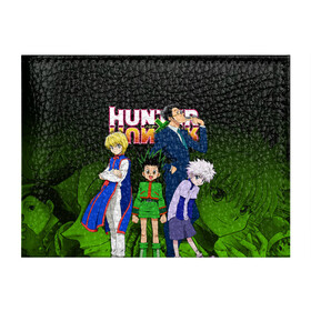 Обложка для студенческого билета с принтом Hunter x Hunter в Тюмени, натуральная кожа | Размер: 11*8 см; Печать на всей внешней стороне | anime | hunter x hunter | аниме | гон фрикс | манга | охотник х охотник | хантер хантер | хантеры