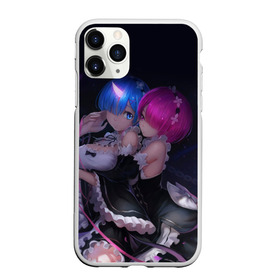 Чехол для iPhone 11 Pro матовый с принтом Rem & Ram ReZero в Тюмени, Силикон |  | anime girls | beatrice re zero | emilia re zero | isekai seikatsu | kara hajimeru | puck re zero | ram re zero | re zero | re:zero | rem re zero | аниме | аниме re zero | анимэ | жизнь с нуля в альтернативном мире | манга | рам ре зеро | ранобэ