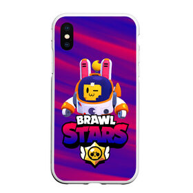 Чехол для iPhone XS Max матовый с принтом ЛУННЫЙ СПРУТ BRAWL STARS в Тюмени, Силикон | Область печати: задняя сторона чехла, без боковых панелей | Тематика изображения на принте: 8 bit | brawl | crow | leon | max | mecha | moon sprout | nani | rogue | sally | spike | sprout | stars | werewolf | wolf | бравл | волк | ворон | заяц | леон | лунный спрут | макс | мортис | нани | оборотень | ребенку | робот | салли 