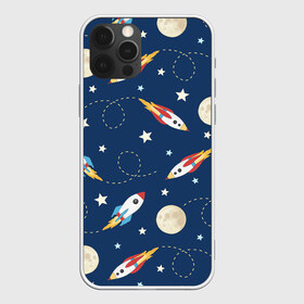 Чехол для iPhone 12 Pro Max с принтом Космический путь в Тюмени, Силикон |  | арт | космос | луна | планета | планеты | полёт | полёт в космосе | ракета | ракеты | рисунок