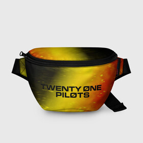 Поясная сумка 3D с принтом TWENTY ONE PILOTS / 21 PILOTS в Тюмени, 100% полиэстер | плотная ткань, ремень с регулируемой длиной, внутри несколько карманов для мелочей, основное отделение и карман с обратной стороны сумки застегиваются на молнию | logo | music | one | pilots | rock | symbol | top | twenty | twentyonepilots | ван | группа | лого | логотип | логотипы | музыка | пилотс | рок | символ | символы | твенти | топ