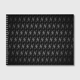 Альбом для рисования с принтом Pokus Black в Тюмени, 100% бумага
 | матовая бумага, плотность 200 мг. | abstract | abstraction | chain | connection | geometry | link | абстракция | геометрия | связь | цепь