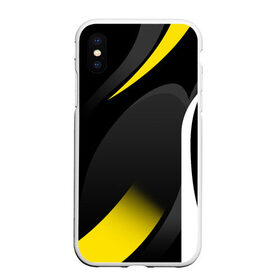 Чехол для iPhone XS Max матовый с принтом SPORT WEAR YELLOW в Тюмени, Силикон | Область печати: задняя сторона чехла, без боковых панелей | abstraction | geometry | neon | sport | sport wear | texture | абстракция | брызги | геометрия | краски | красный | линии | неон | неоновый | полосы | соты | спорт | спортивная одежда | спортивная форма | текстура | фигуры