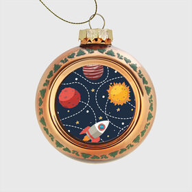 Стеклянный ёлочный шар с принтом Космический перелёт в Тюмени, Стекло | Диаметр: 80 мм | арт | звезда | звёзды | земля | космос | марс | перелёт | планета | планеты | полёт | ракета | ракеты | рисунок | сатурн | солнце | юпитер