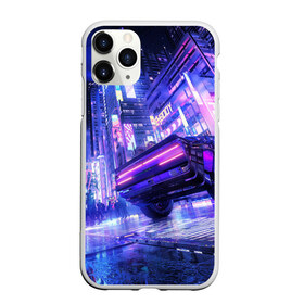 Чехол для iPhone 11 Pro матовый с принтом Cyberpunk city в Тюмени, Силикон |  | art | city | cyber | cyberpunk | japan | lights | lines | neon | punk | арт | город | кибер | киберпанк | япония