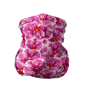 Бандана-труба 3D с принтом Розовые орхидеи в Тюмени, 100% полиэстер, ткань с особыми свойствами — Activecool | плотность 150‒180 г/м2; хорошо тянется, но сохраняет форму | fashion flowers | pink | tropical | азия | бабочки | бразилия | букет | бутоны | джунгли | лепестки | лето | любимая | марта | нежные | орхидея | подарок | природа | растения | тропики | тропические | узор | цветение