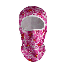 Балаклава 3D с принтом Розовые орхидеи в Тюмени, 100% полиэстер, ткань с особыми свойствами — Activecool | плотность 150–180 г/м2; хорошо тянется, но при этом сохраняет форму. Закрывает шею, вокруг отверстия для глаз кайма. Единый размер | fashion flowers | pink | tropical | азия | бабочки | бразилия | букет | бутоны | джунгли | лепестки | лето | любимая | марта | нежные | орхидея | подарок | природа | растения | тропики | тропические | узор | цветение