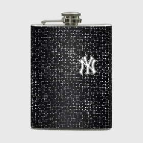 Фляга с принтом New York Yankees в Тюмени, металлический корпус | емкость 0,22 л, размер 125 х 94 мм. Виниловая наклейка запечатывается полностью | baseball | fashion | game | glitch | new york | sport | бейсбол | игра | мода | нью йорк | спорт