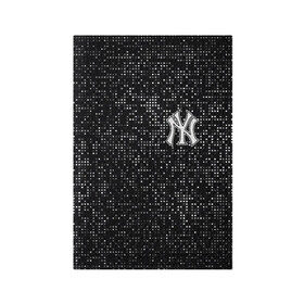Обложка для паспорта матовая кожа с принтом New York Yankees в Тюмени, натуральная матовая кожа | размер 19,3 х 13,7 см; прозрачные пластиковые крепления | baseball | fashion | game | glitch | new york | sport | бейсбол | игра | мода | нью йорк | спорт
