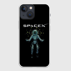 Чехол для iPhone 13 mini с принтом Космос в Тюмени,  |  | spacex | звезды | илон маск | космонавт | космос | скафандр | технологии