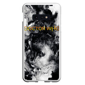 Чехол для Samsung S10E с принтом DOCTOR WHO в Тюмени, Силикон | Область печати: задняя сторона чехла, без боковых панелей | Тематика изображения на принте: david tennant | doctor who | jodie whittaker | matt smith | space | tardis | time | время | девид теннант | джоди уиттакер | доктор | доктор кто | космос | мэтт смит | тардис