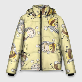 Мужская зимняя куртка 3D с принтом Сонные пчёлки в Тюмени, верх — 100% полиэстер; подкладка — 100% полиэстер; утеплитель — 100% полиэстер | длина ниже бедра, свободный силуэт Оверсайз. Есть воротник-стойка, отстегивающийся капюшон и ветрозащитная планка. 

Боковые карманы с листочкой на кнопках и внутренний карман на молнии. | арт | белый | детский рисунок | жёлтый | звезда | звёзды | ночь | отдых | пушистые | пушистый | пчелиная шуба | пчелиная шубка | рисунок | сон | спокойной ночи | чёрный | шуба | шубка