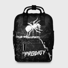 Женский рюкзак 3D с принтом THE PRODIGY. в Тюмени, 100% полиэстер | лямки с регулируемой длиной, сверху ручки, чтобы рюкзак нести как сумку. Основное отделение закрывается на молнию, как и внешний карман. Внутри два дополнительных кармана, один из которых закрывается на молнию. По бокам два дополнительных кармашка, куда поместится маленькая бутылочка
 | prodigy | the prodigy