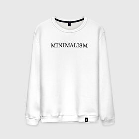 Мужской свитшот хлопок с принтом MINIMALISM в Тюмени, 100% хлопок |  | 