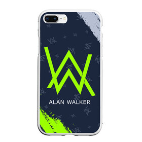 Чехол для iPhone 7Plus/8 Plus матовый с принтом ALAN WALKER АЛАН УОКЕР в Тюмени, Силикон | Область печати: задняя сторона чехла, без боковых панелей | alan | faded | house | logo | music | walker | алан | вокер | волкер | диджей | лого | логотип | логотипы | музыка | музыкант | символ | символы | танцеальная | уокер | хаус | электронная