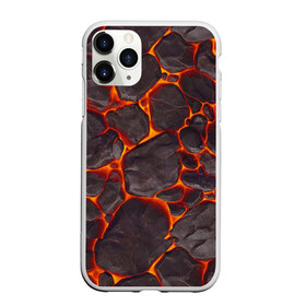 Чехол для iPhone 11 Pro Max матовый с принтом Раскаленное Лава в Тюмени, Силикон |  | colors | cosmic | lava | stars | yellow | брызги | звезды | краски | лава | планета | разводы красок | раскаленное лава