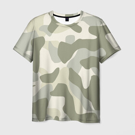 Мужская футболка 3D с принтом camouflage 1 в Тюмени, 100% полиэфир | прямой крой, круглый вырез горловины, длина до линии бедер | армия россии | войска | камуфляж | орнамент | узор