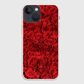 Чехол для iPhone 13 mini с принтом Roses в Тюмени,  |  | алые розы | весна | деревья | касные розы | красная роза | красный цветок | лепестки | лес | лето | листья | май | милион алых роз | на каждый день | осень | поле | роза | розы | солнце | тропики | флора