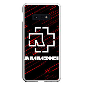 Чехол для Samsung S10E с принтом Rammstein. в Тюмени, Силикон | Область печати: задняя сторона чехла, без боковых панелей | Тематика изображения на принте: music | rammstein | rock | индастриал метал | метал группа | музыка | музыкальная группа | немецкая метал группа | рамштайн | рок | хард рок