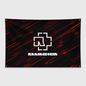 Флаг-баннер с принтом Rammstein. в Тюмени, 100% полиэстер | размер 67 х 109 см, плотность ткани — 95 г/м2; по краям флага есть четыре люверса для крепления | music | rammstein | rock | индастриал метал | метал группа | музыка | музыкальная группа | немецкая метал группа | рамштайн | рок | хард рок